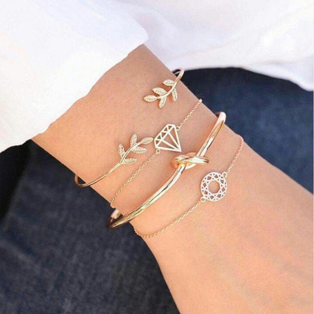 Set of Glittering Bracelets