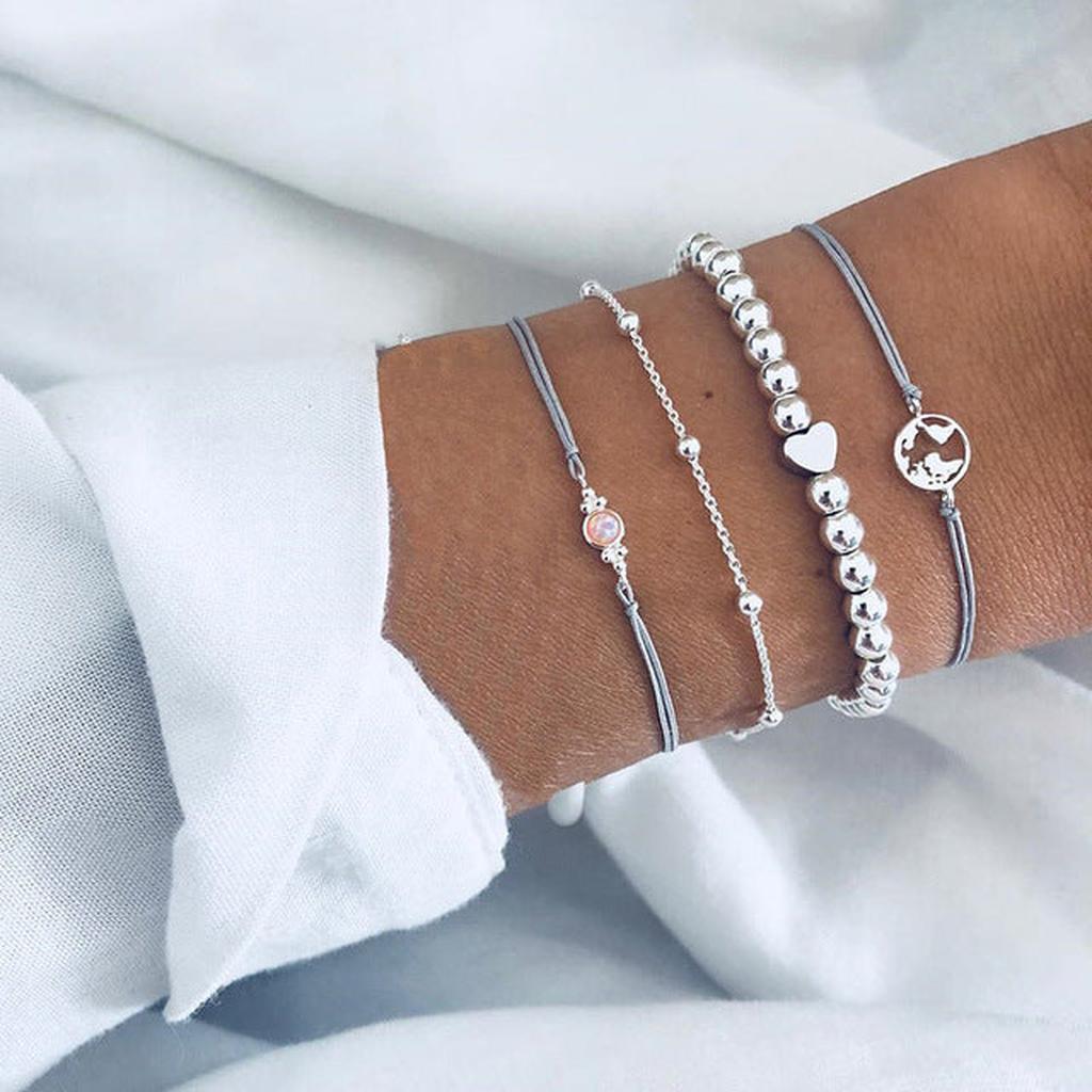 Set of Glittering Bracelets