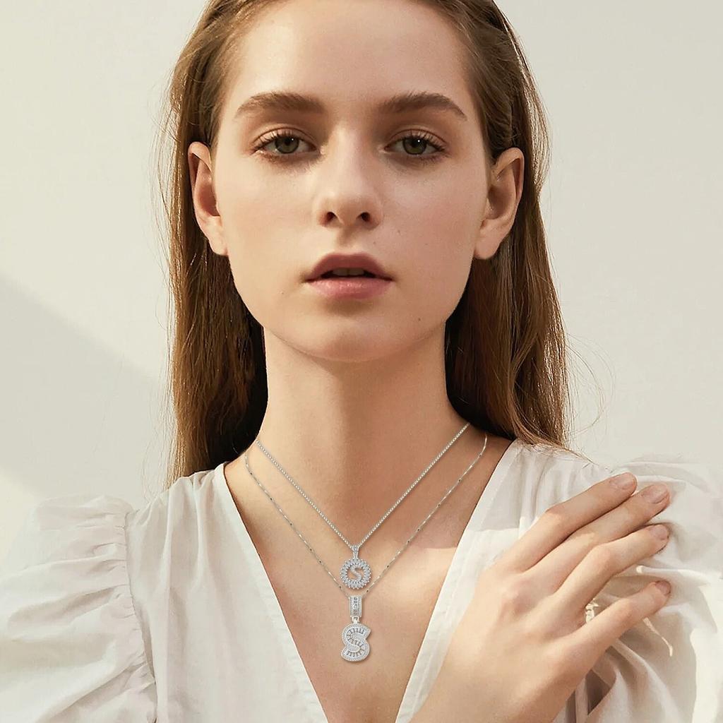 Set with Initial Necklaces