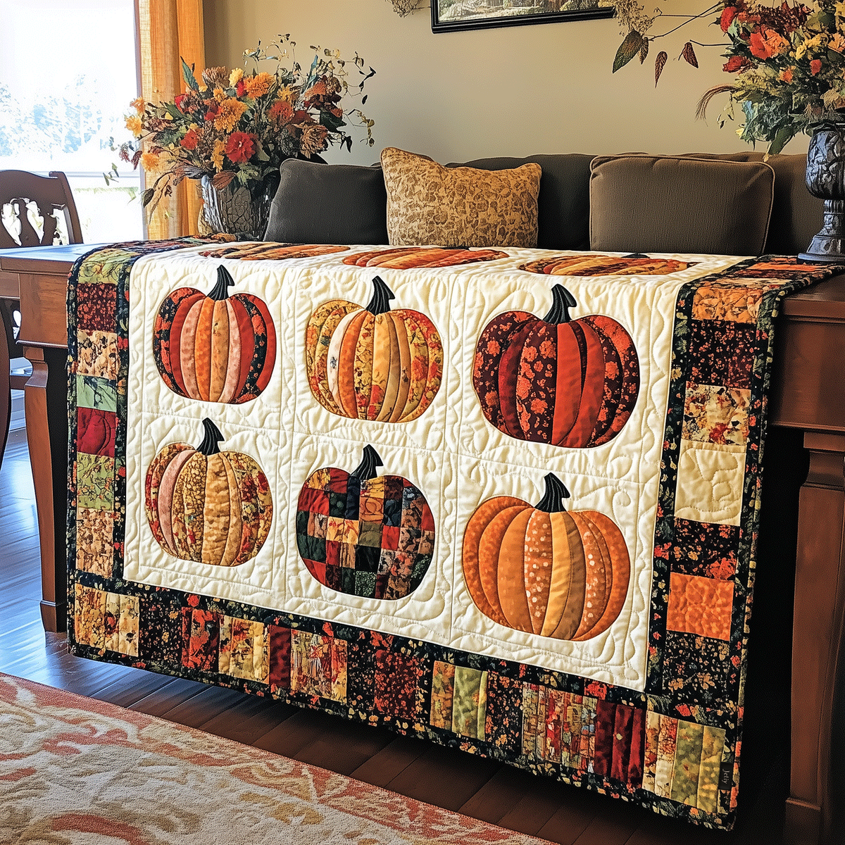 Quilted Blanket – Spooky Harvest