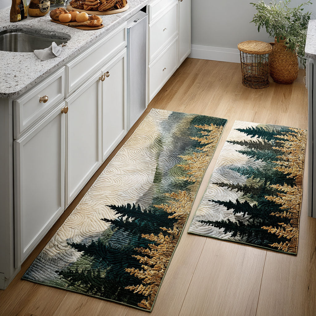 Non-Slip Kitchen Rug – Kitchen Floor Forest Valley