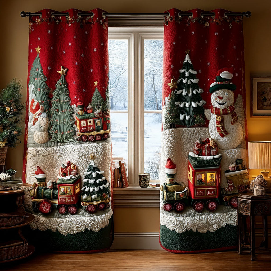Quilted Curtains – Tinsel Trails
