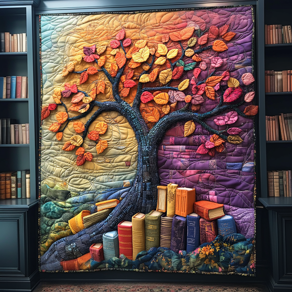 Quilted Blanket – Book Tree