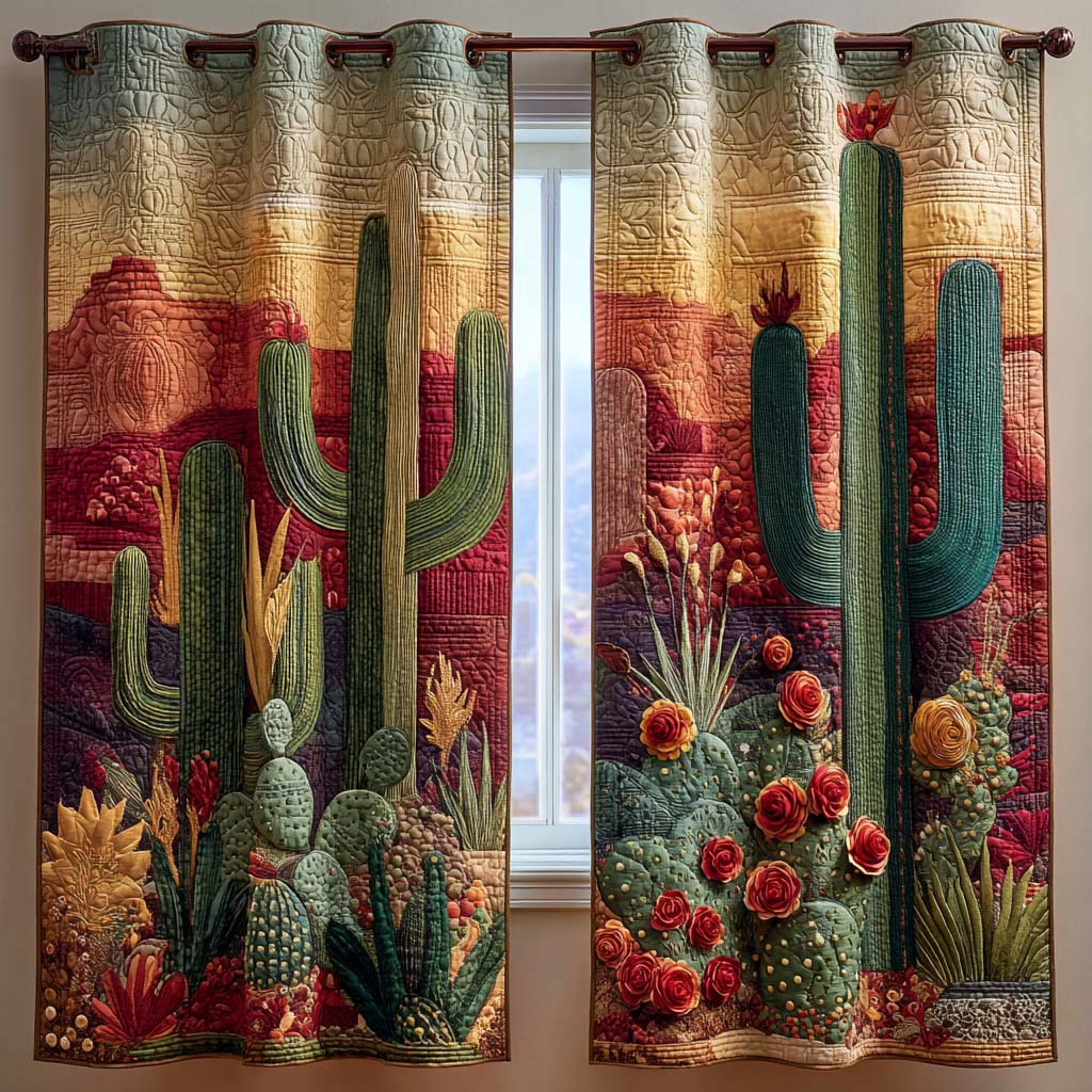Quilted Curtains – Wild Canyon
