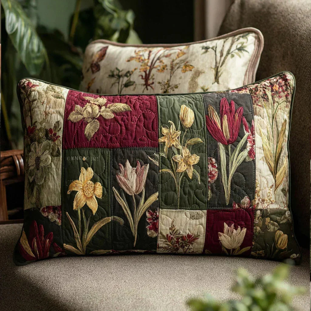 Padded Pillow Cover - Wildflower Dreams
