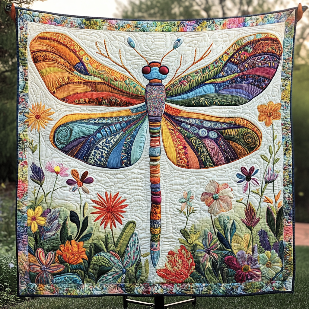 Quilted Blanket – Wings of Serenity