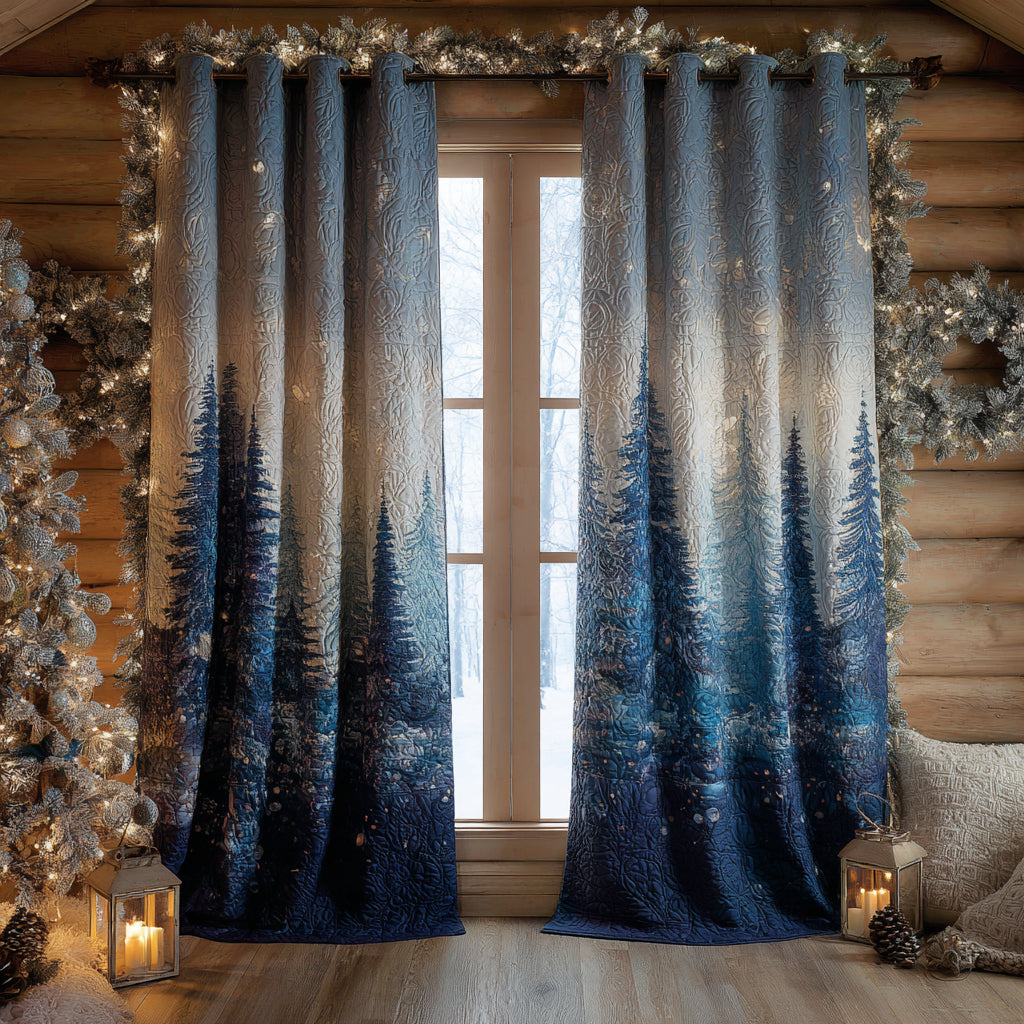 Quilted Curtains – Forest