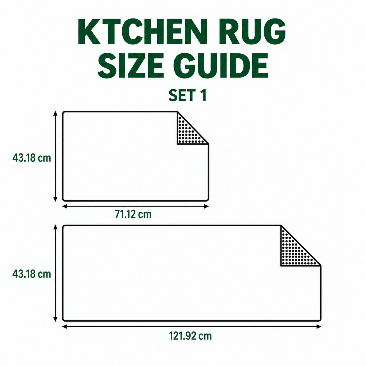 Non-Slip Kitchen Rug – Christmas Kitchen Rug Seasonal Atmosphere