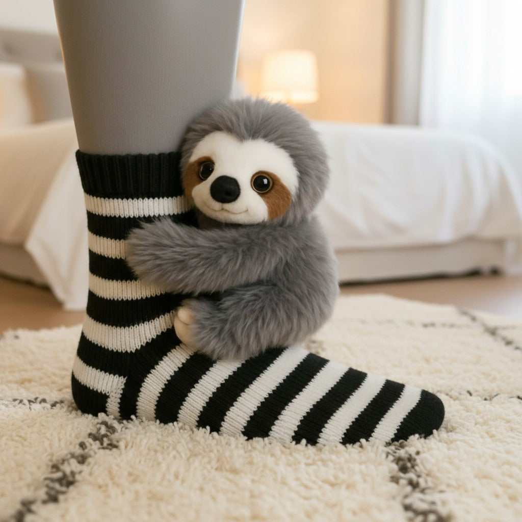 Sofía - Rolled-Up Striped Socks