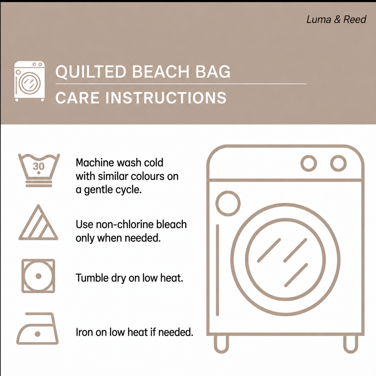Handmade Beach Bag | Paw Print