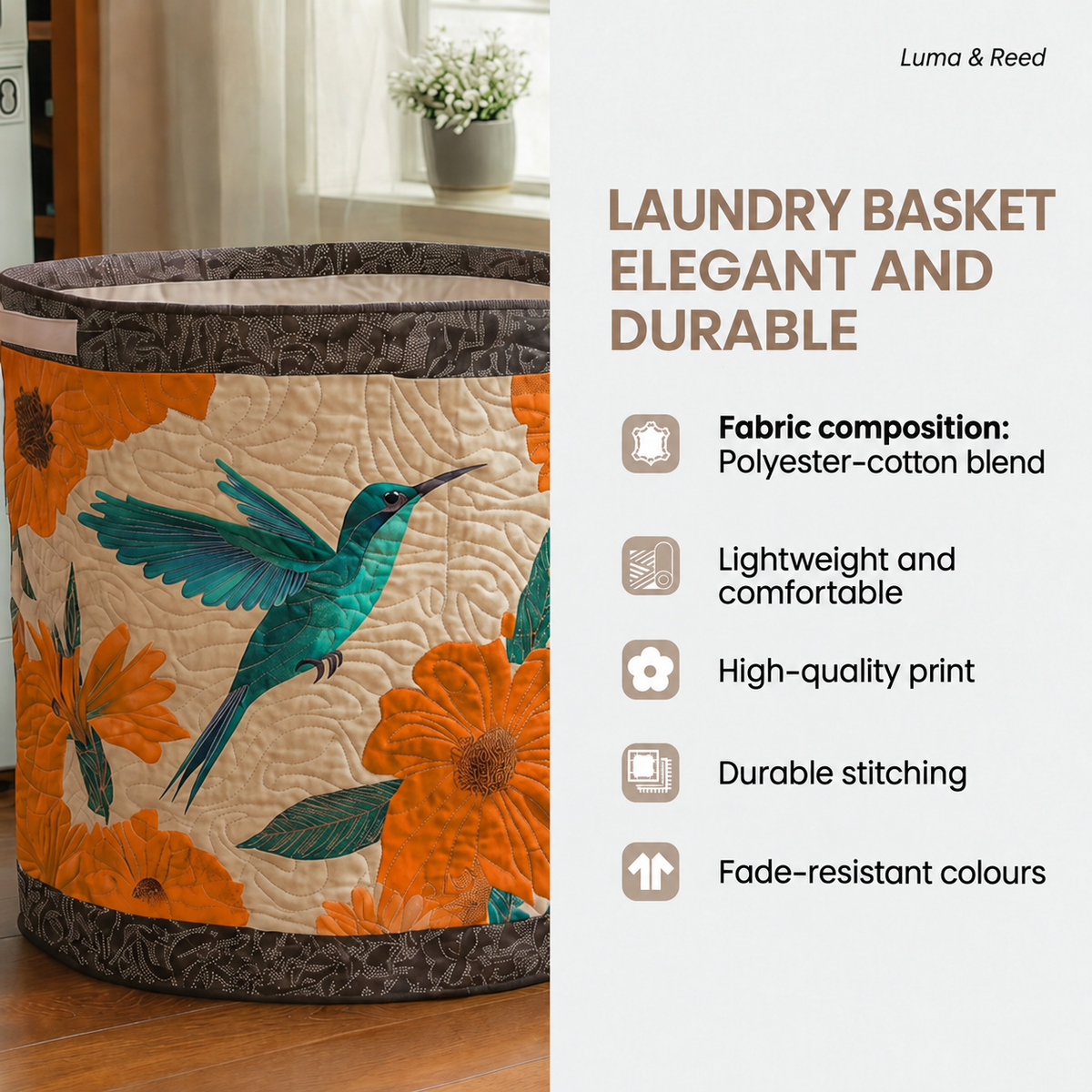 Tree of Life | Handmade Laundry Basket
