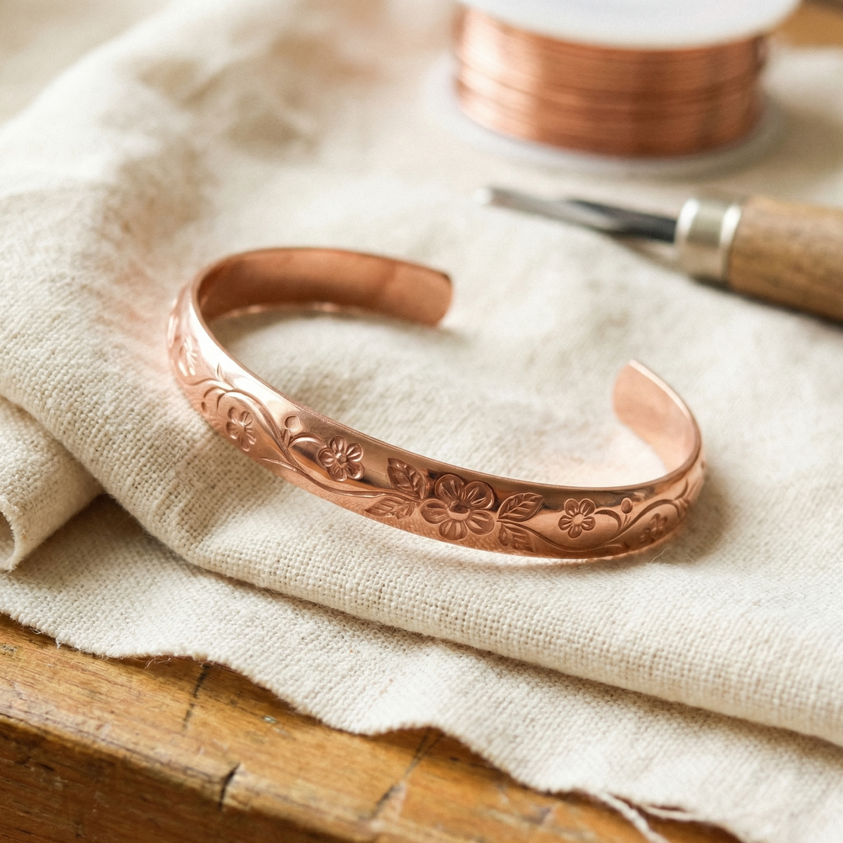 Luma & Reed Copper Bracelet “Blossom”