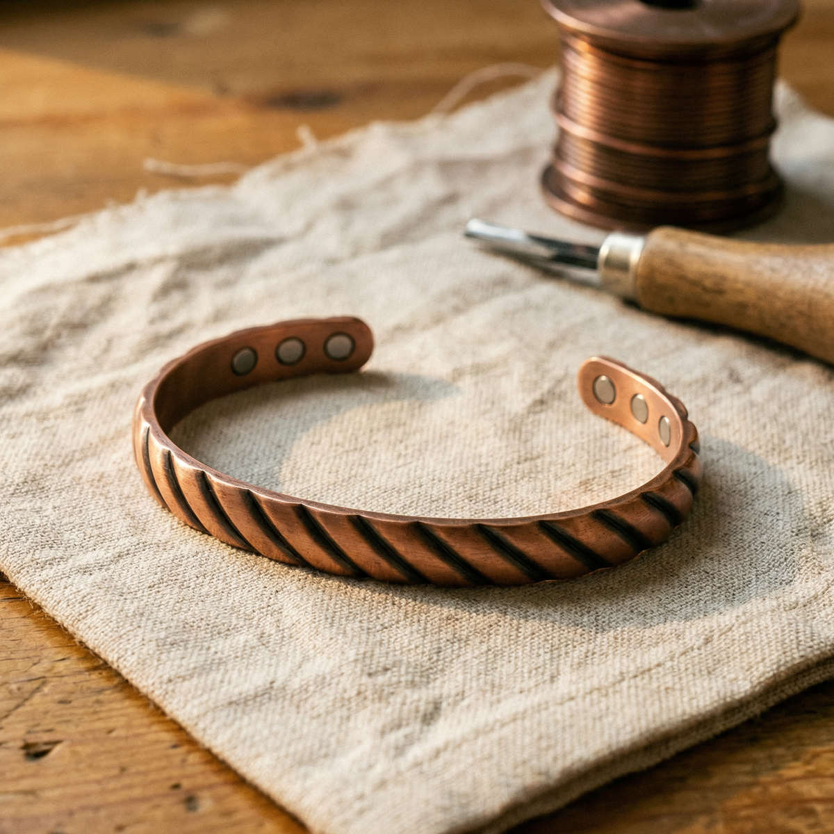 Luma & Reed Copper Bracelet “Thorn”