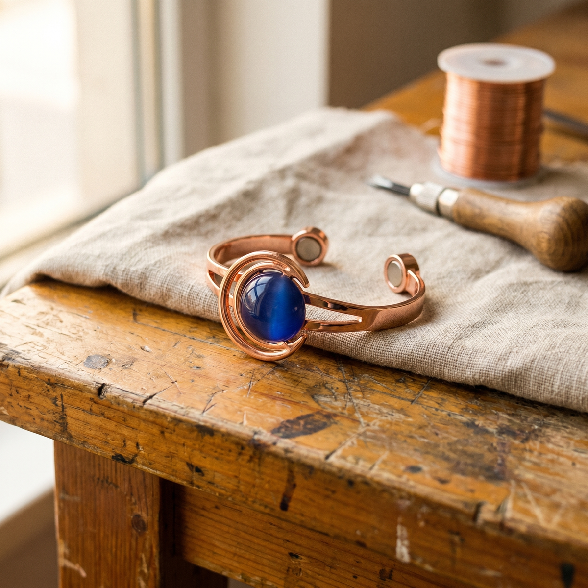 Luma & Reed Copper Bracelet “Sphere”