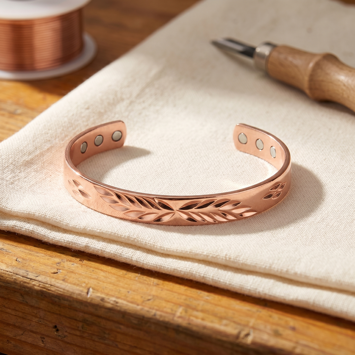 Luma & Reed Copper Bracelet “Moonlight”