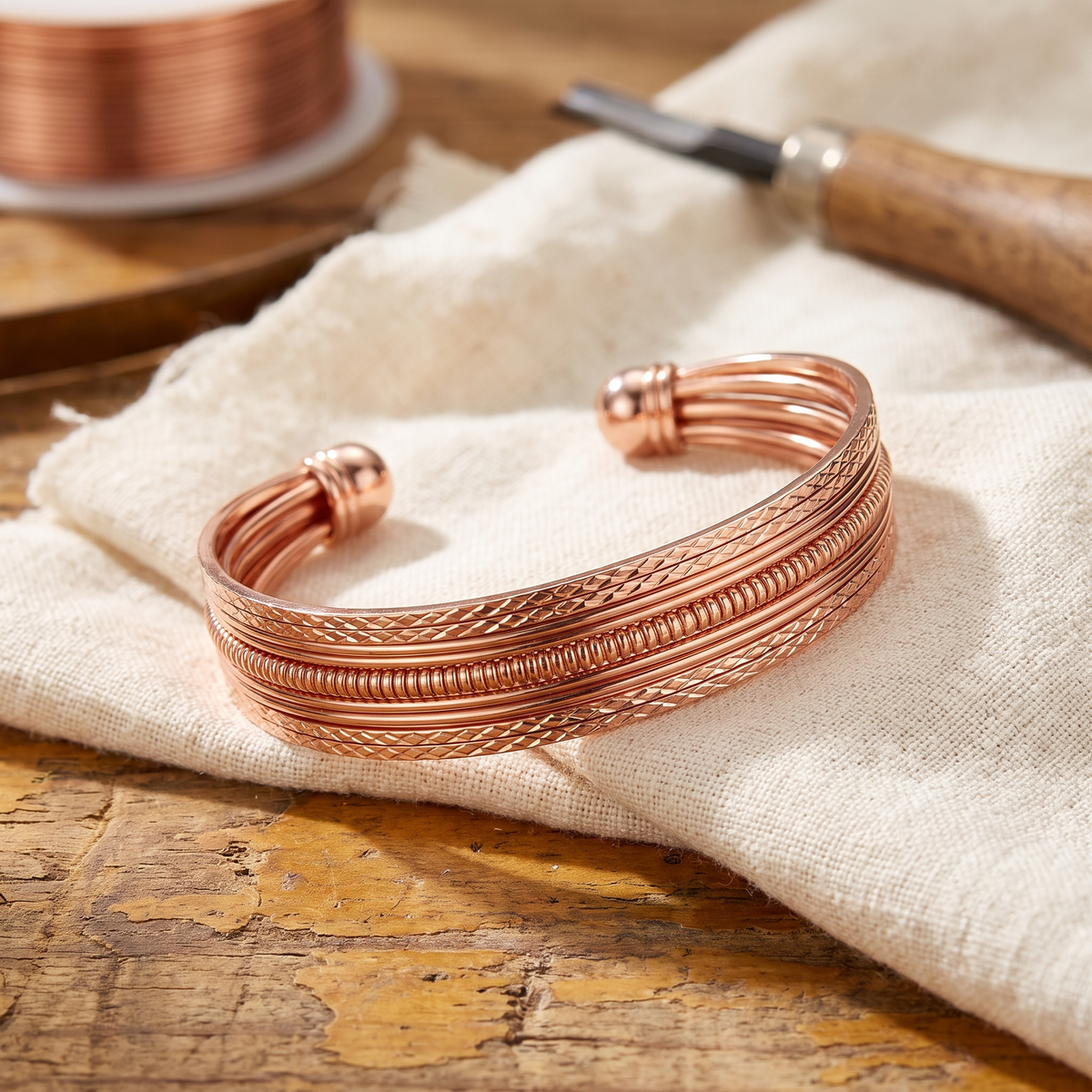 Luma & Reed Copper Bracelet “Bracken”