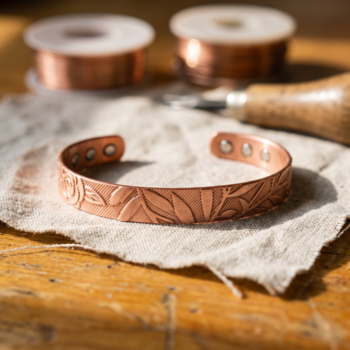 Luma & Reed Copper Bracelet “Forest Grove”