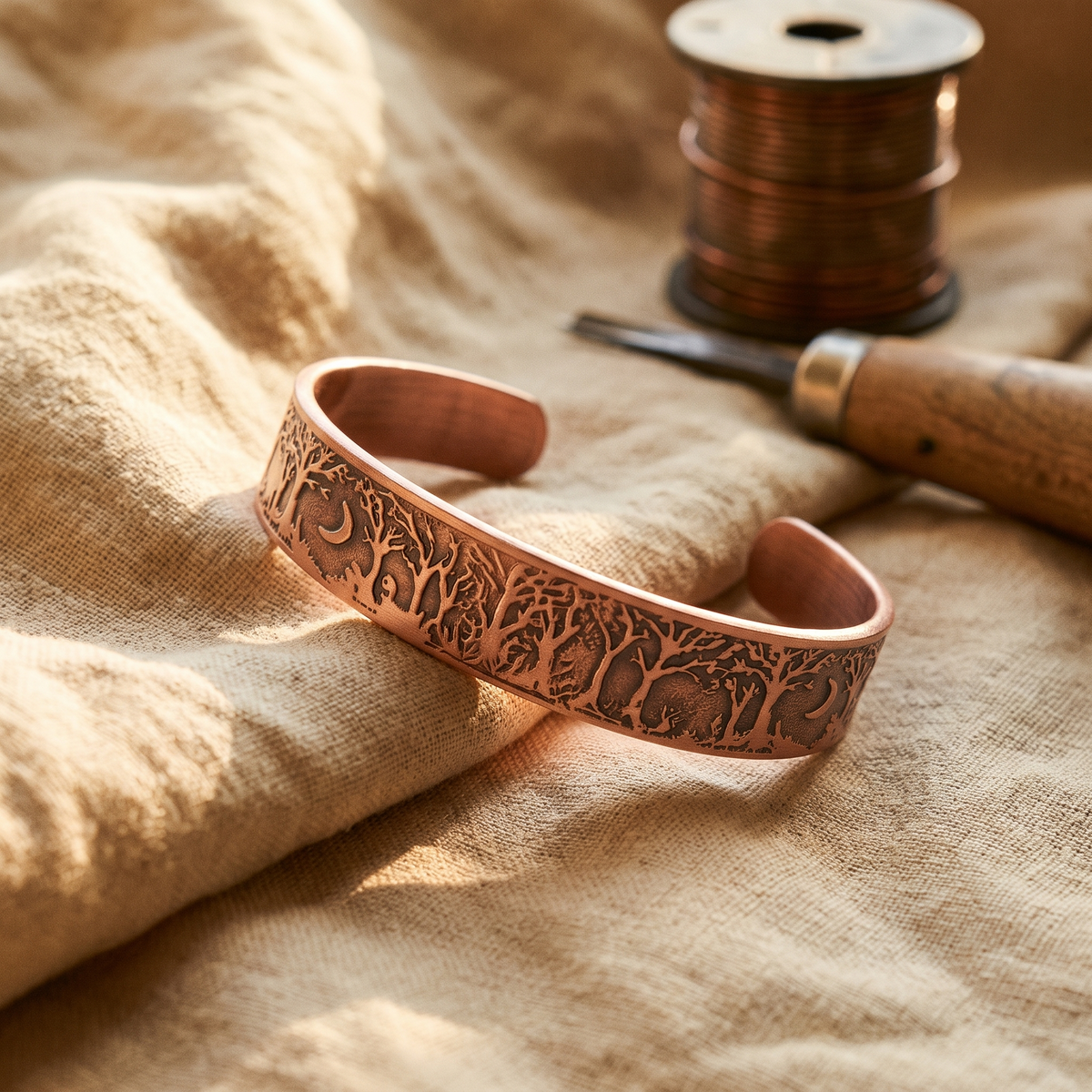 Luma & Reed Copper Bracelet “Tree Grove”