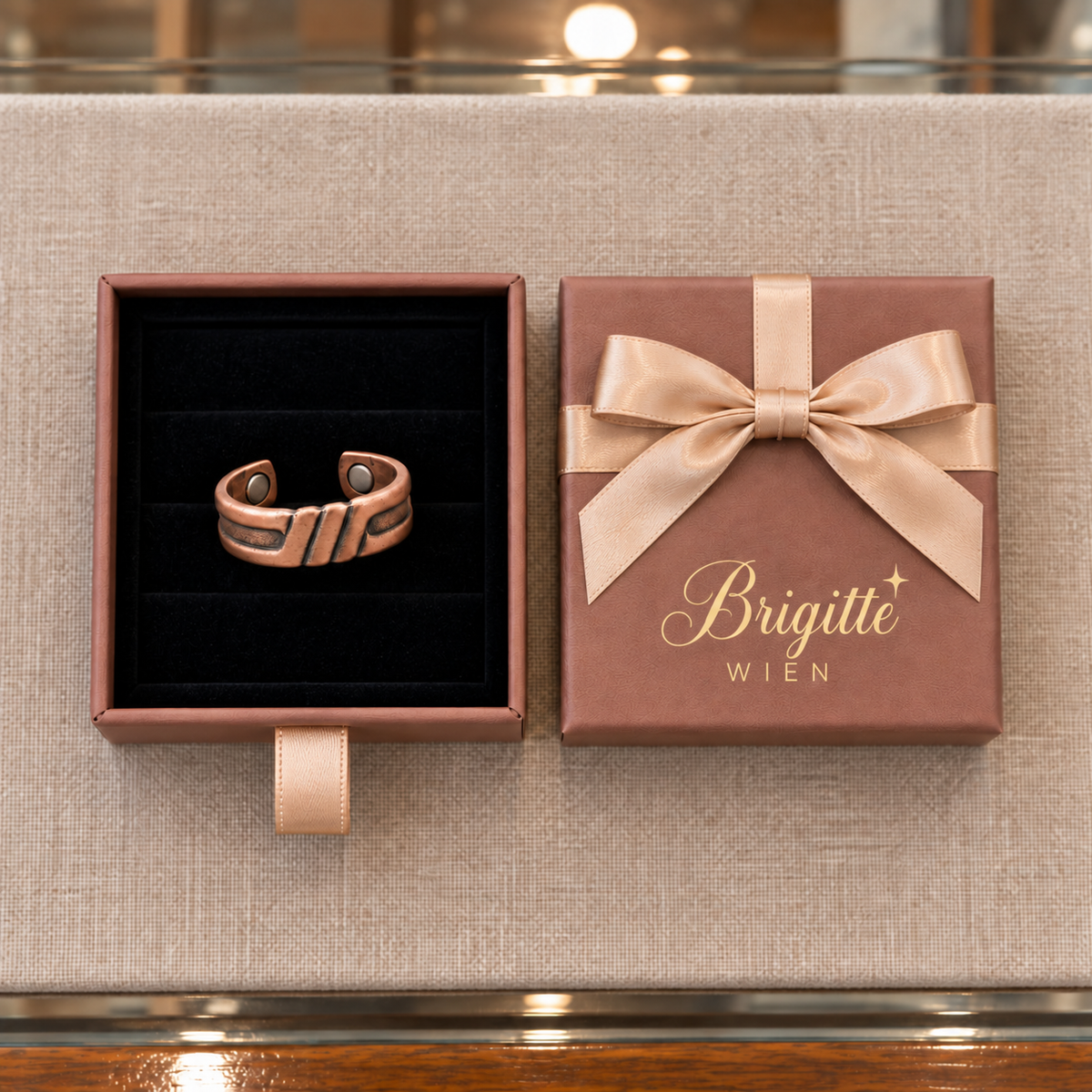 Luma & Reed Copper Ring “Peat”