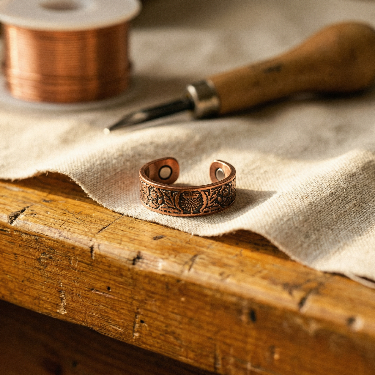 Luma & Reed Copper Ring “Trunk”