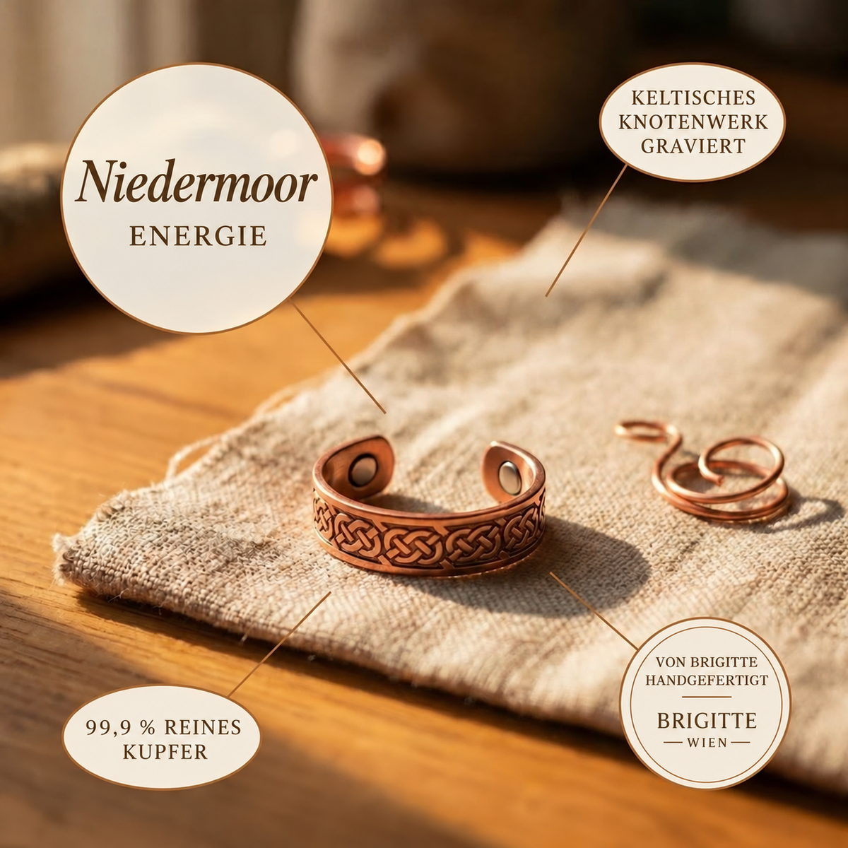 Luma & Reed Copper Ring “Fen”