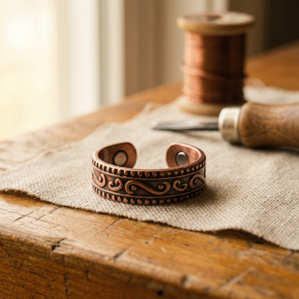 Luma & Reed Copper Ring “Fern”