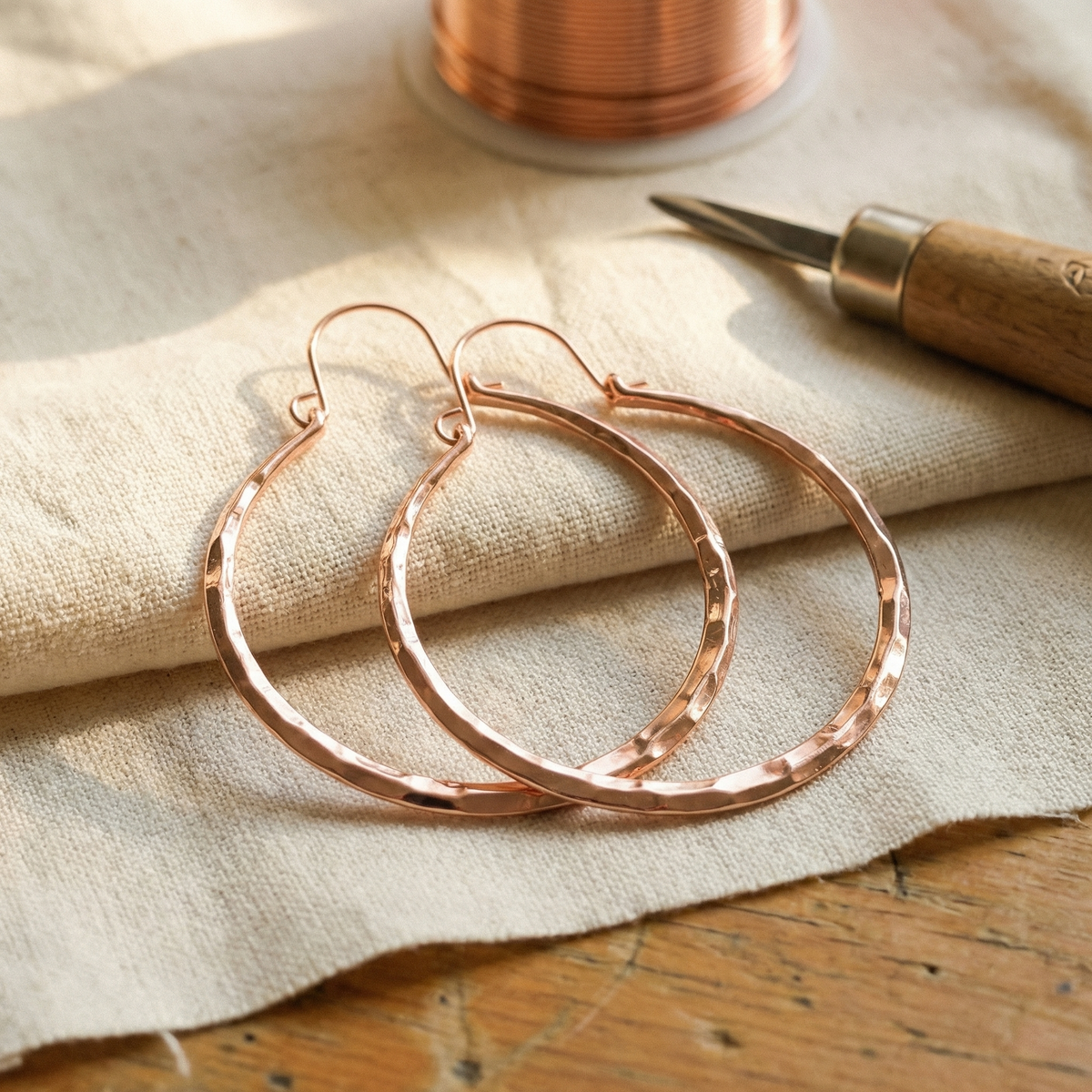 Luma & Reed Copper Earrings “Willow”