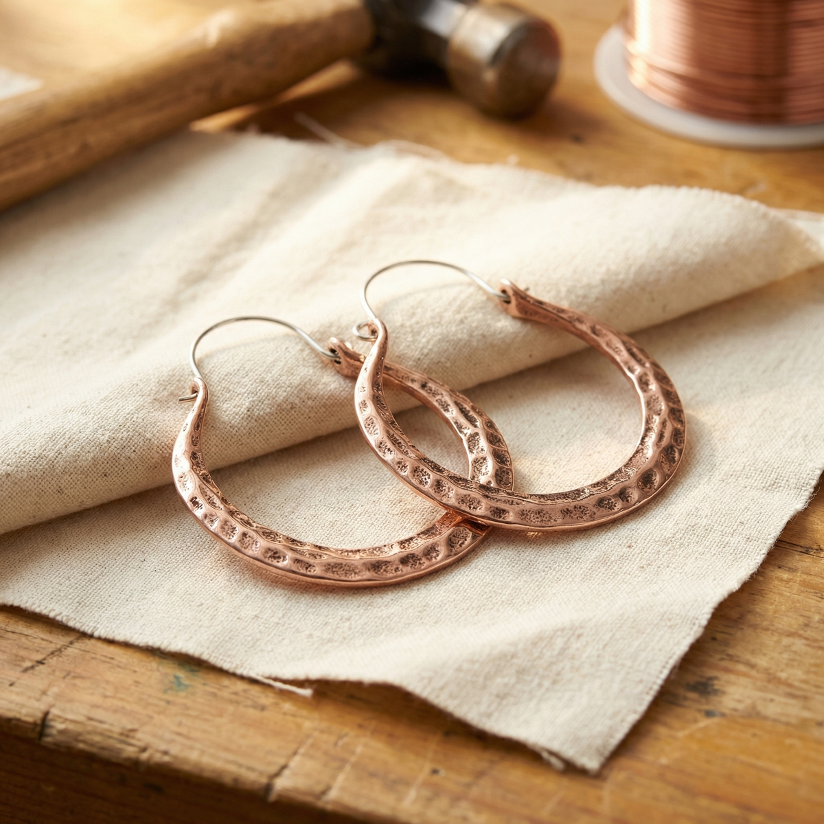 Luma & Reed Copper Earrings “Ember”