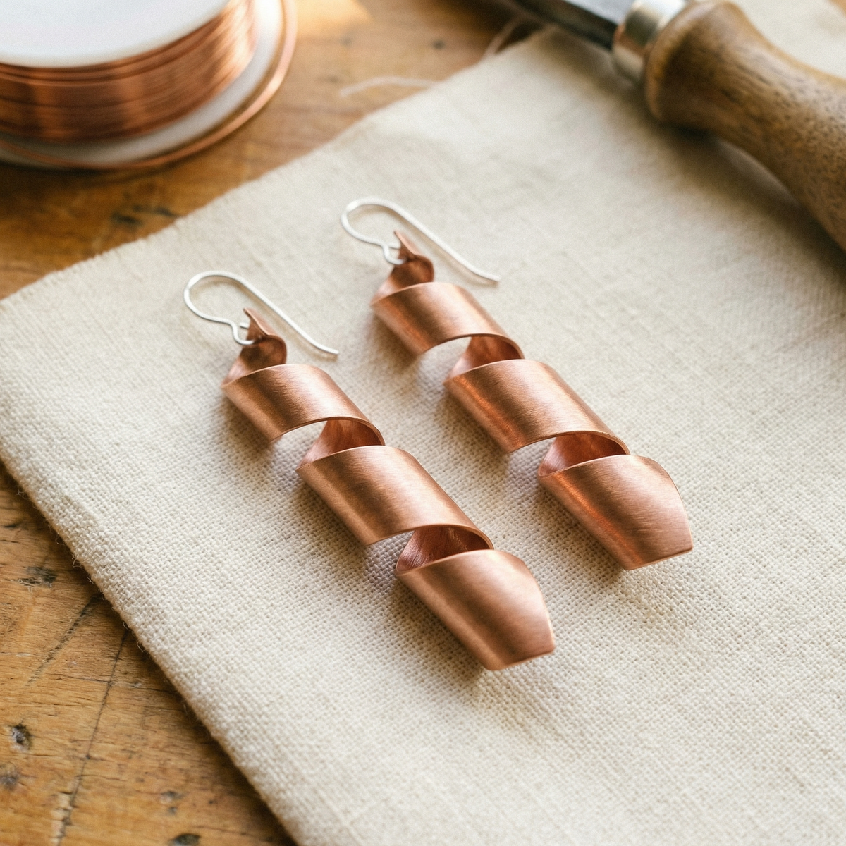 Luma & Reed Copper Earrings “Dusk”