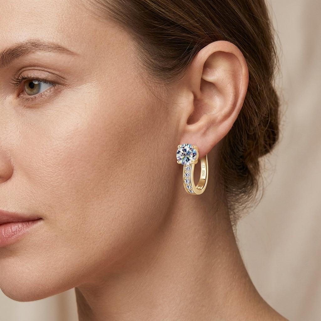 Small Hoop Earrings “Argo” | Gold