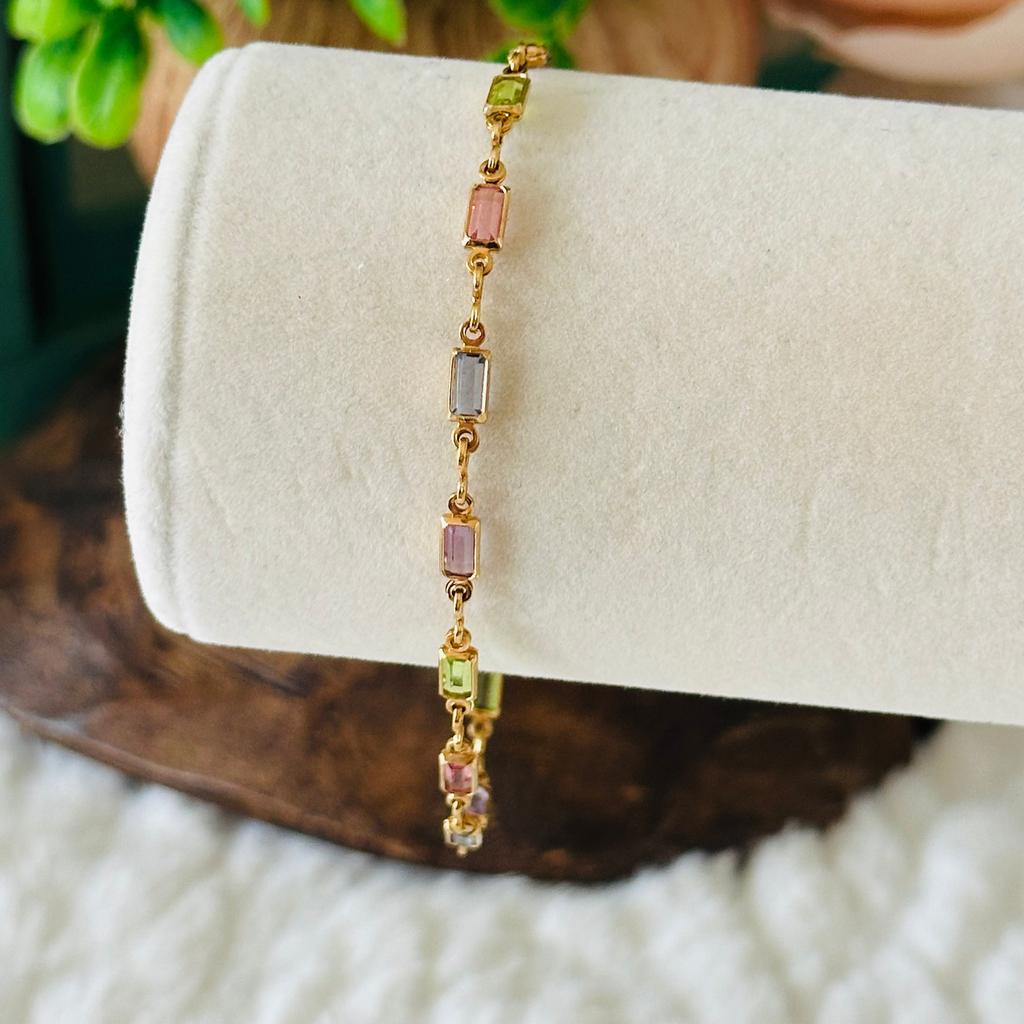 Bracelet “Isabella” with Colourful Stones