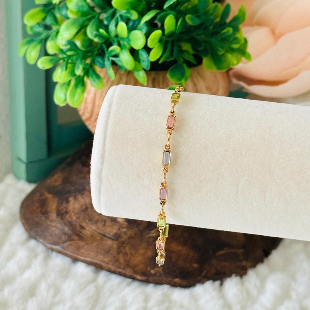 Bracelet “Isabella” with Colourful Stones