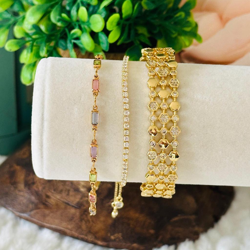 Bracelet “Isabella” with Colourful Stones