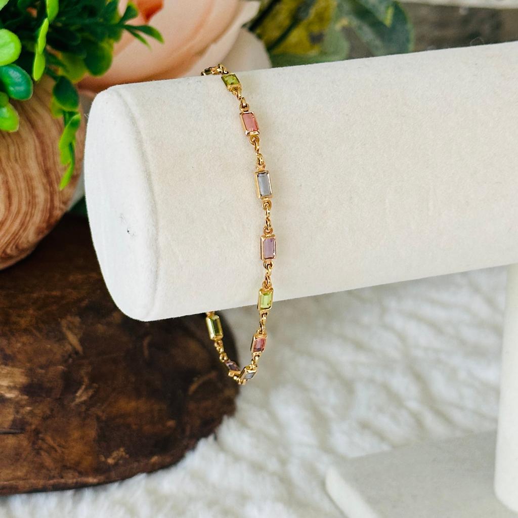 Bracelet “Isabella” with Colourful Stones