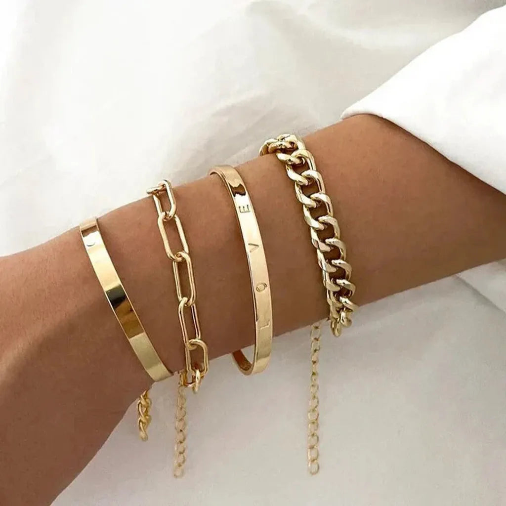 Bracelet Set “Gold Harmony”