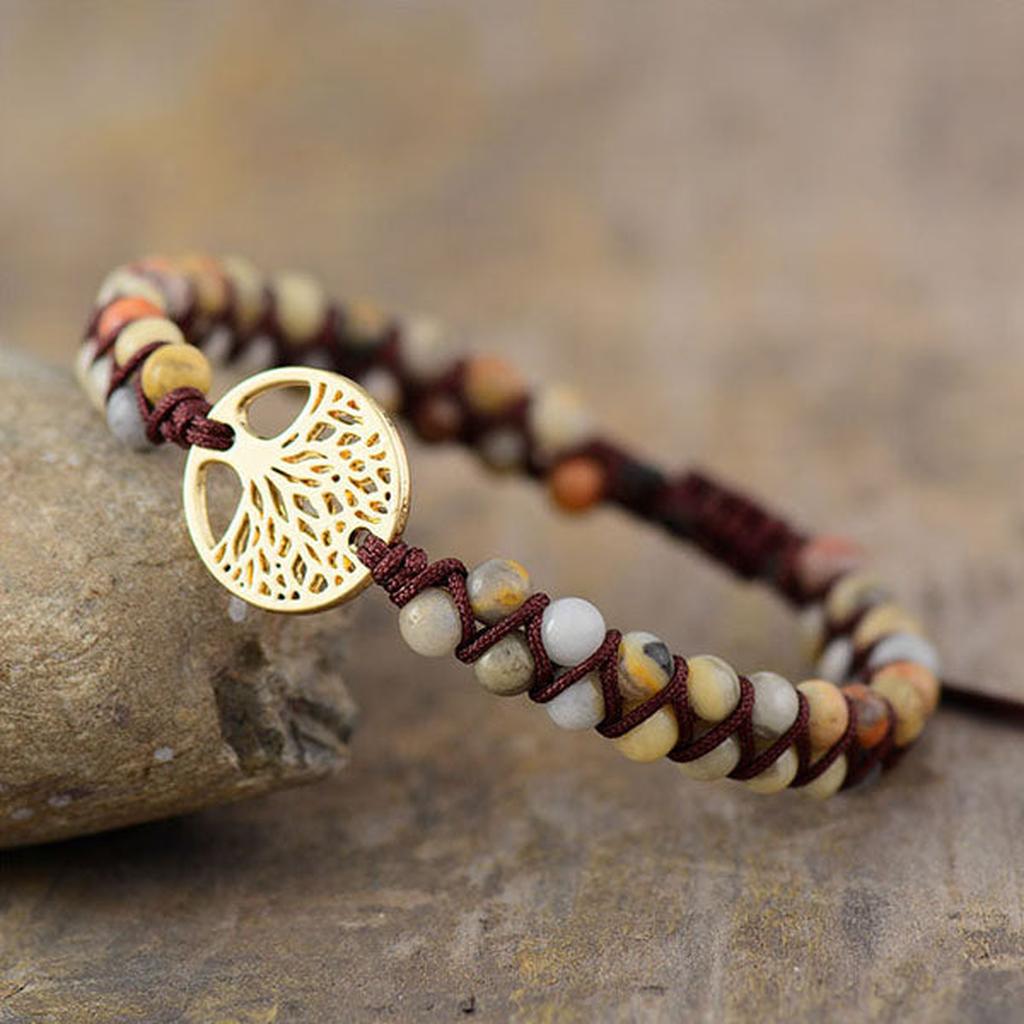Tree of Life Bracelet with Jasper