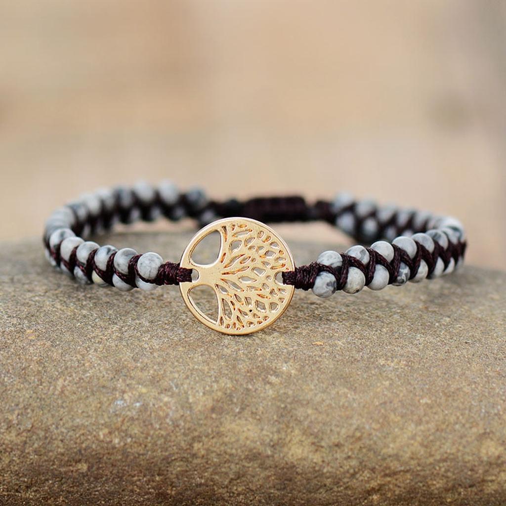 Tree of Life Bracelet with Jasper