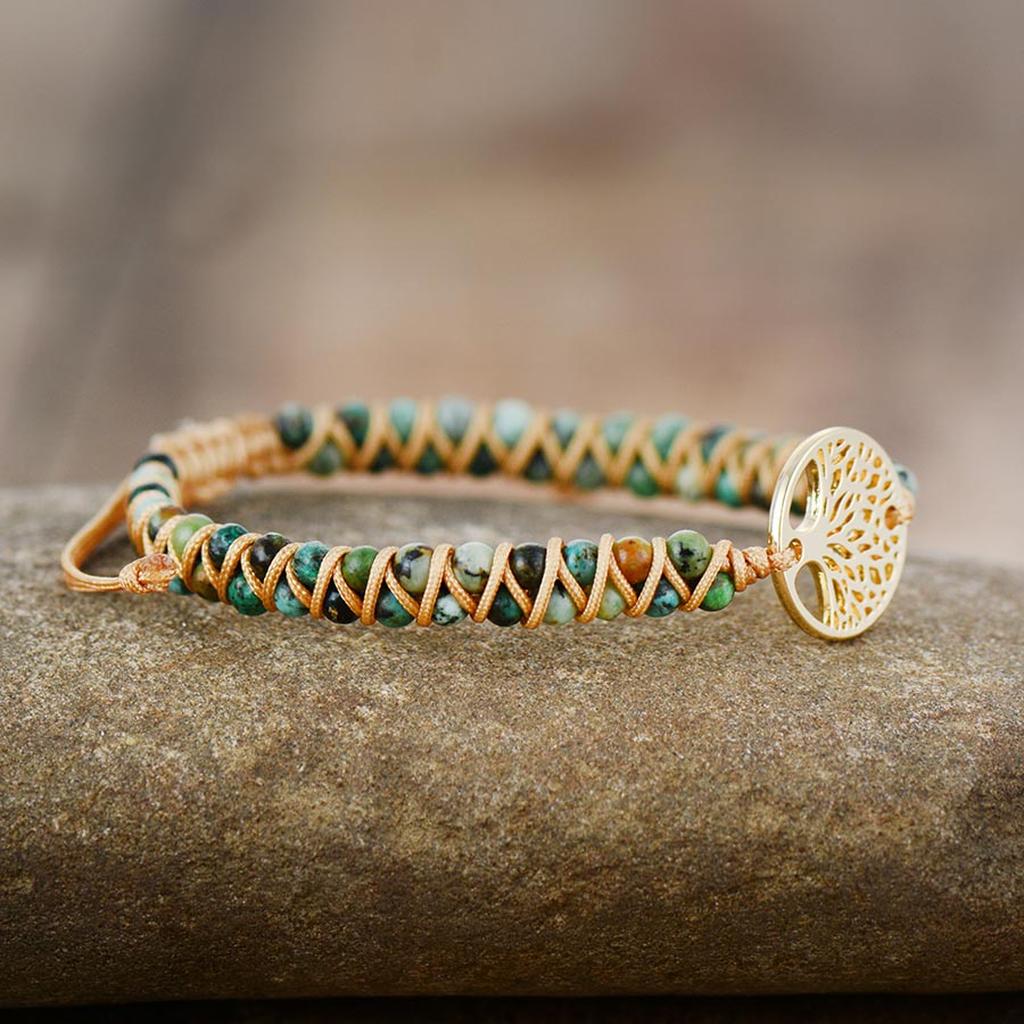 Tree of Life Bracelet with Jasper