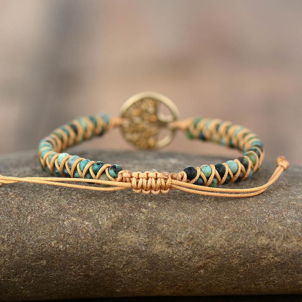 Tree of Life Bracelet with Jasper
