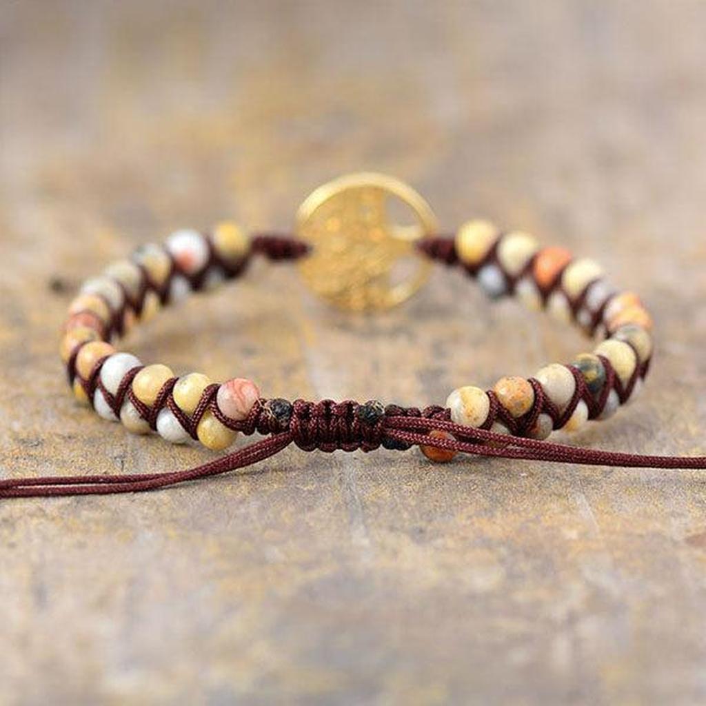 Tree of Life Bracelet with Jasper