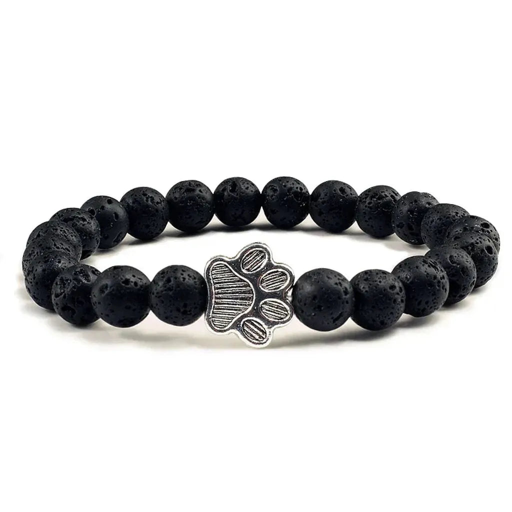 Bracelet with Paw Beads
