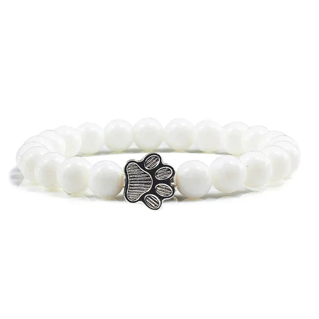 Bracelet with Paw Beads