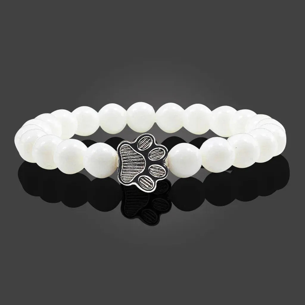 Bracelet with Paw Beads