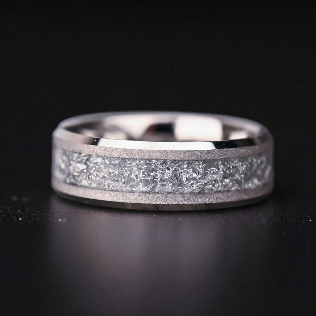 Aureum Silver – Tungsten Carbide Ring