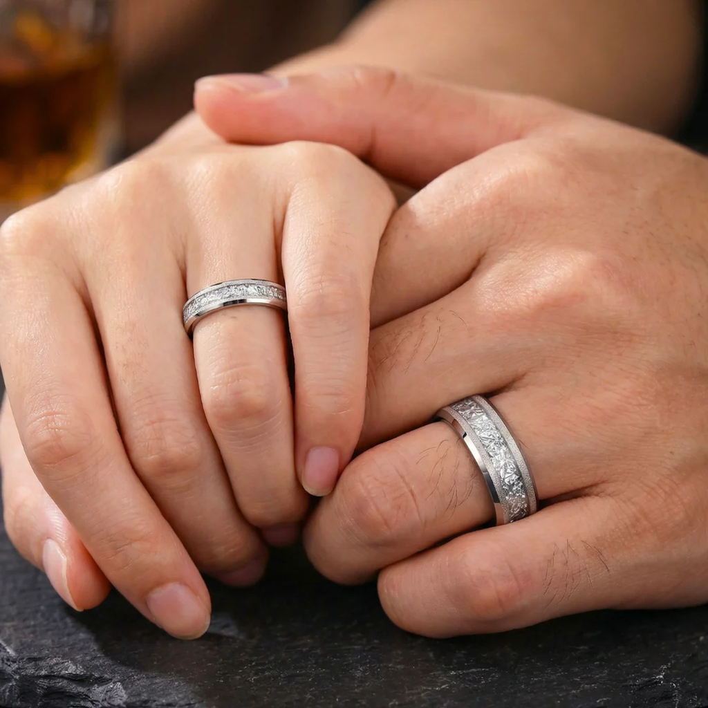 Aureum Silver – Tungsten Carbide Ring