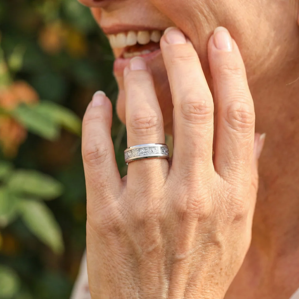 Aureum Silver – Tungsten Carbide Ring
