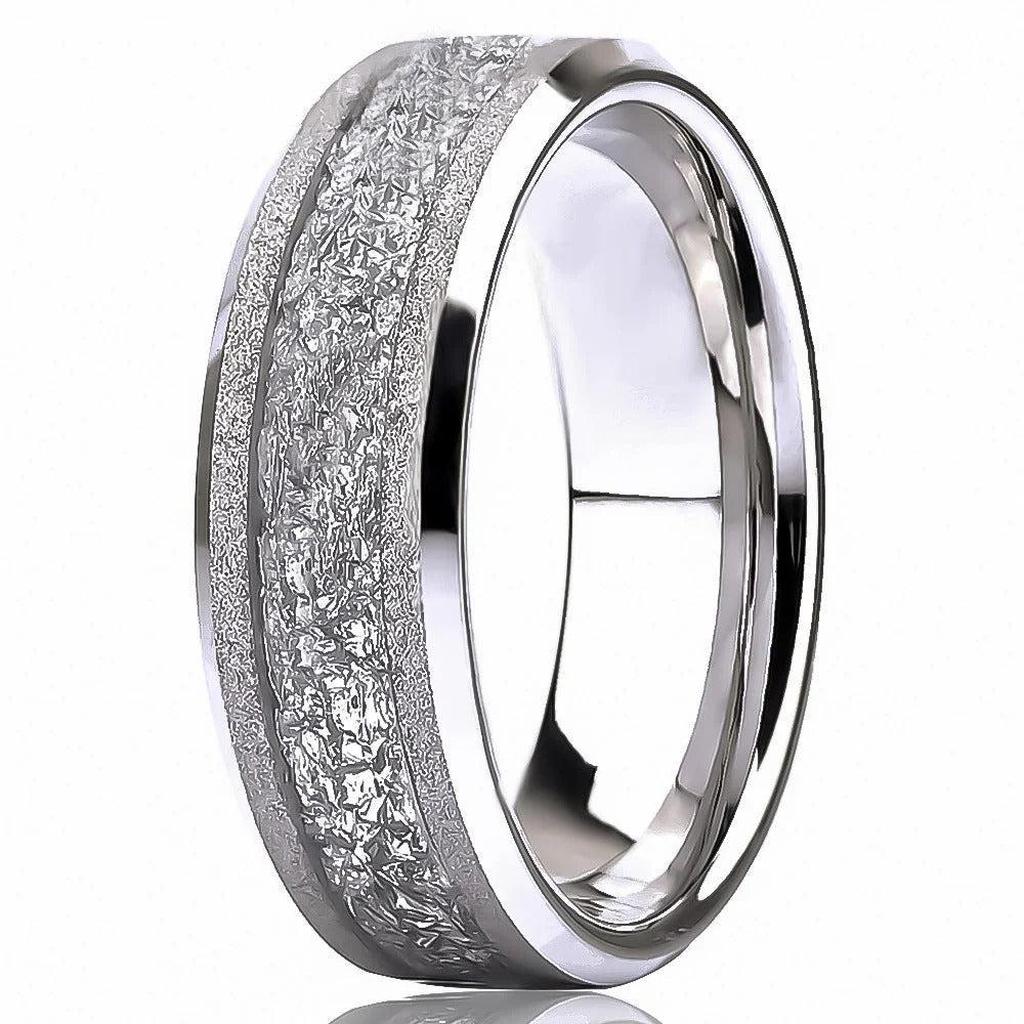 Aureum Silver – Tungsten Carbide Ring