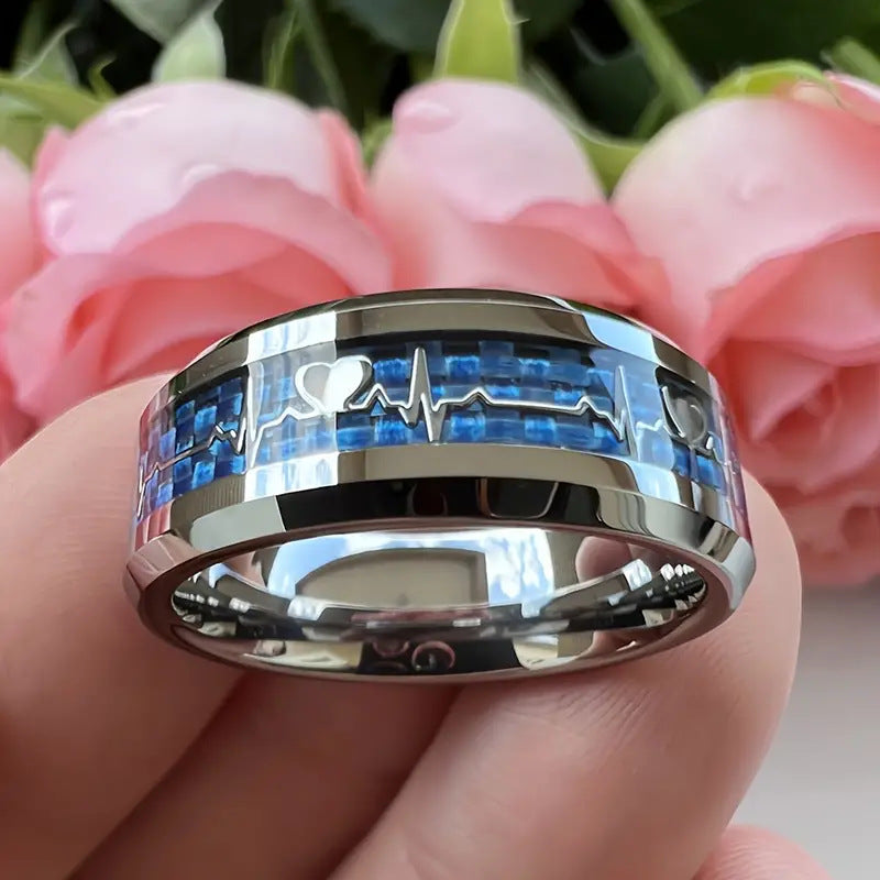 Band Ring “Pulse Wave”