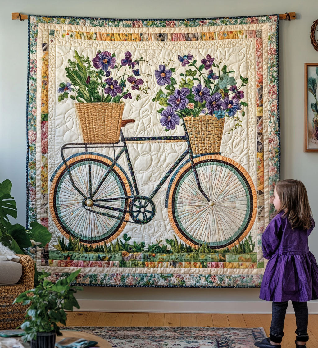 Art Wall Hanging – Blooming Wheels