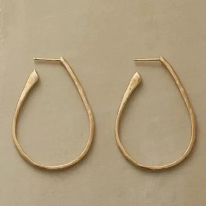 Retro Earrings “Bear” | Gold